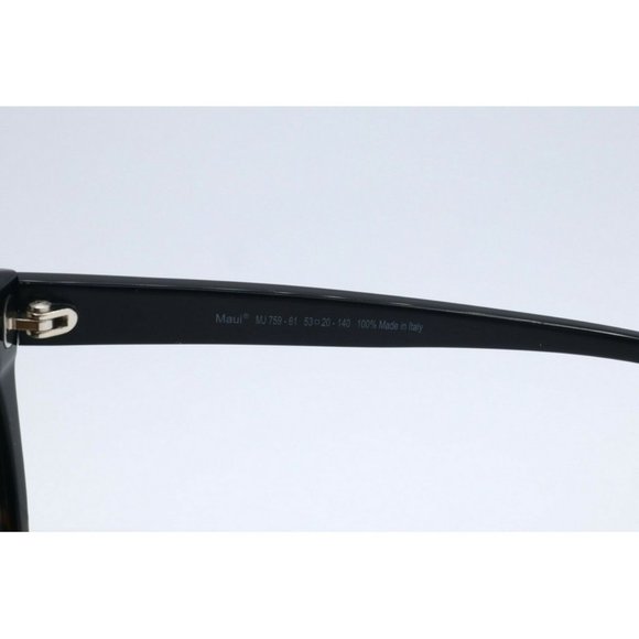 Maui Jim Ilima MJ 759-61 Cat Eye Black Tortoise Sunglasses Brown Polarized Lens - Picture 6 of 7
